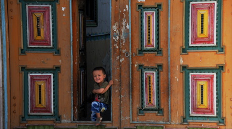 Uigurischer Junge bei Kuqa, nördliches Tarimbecken
(Foto: Konstantin Abert)